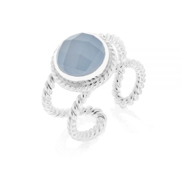 SELENE CHALCEDONNY RING