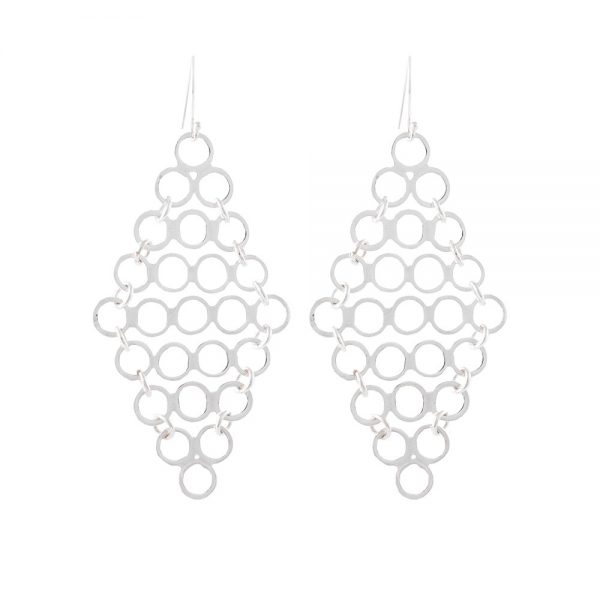 Silver Toss Earrings - Sterling Silver 925