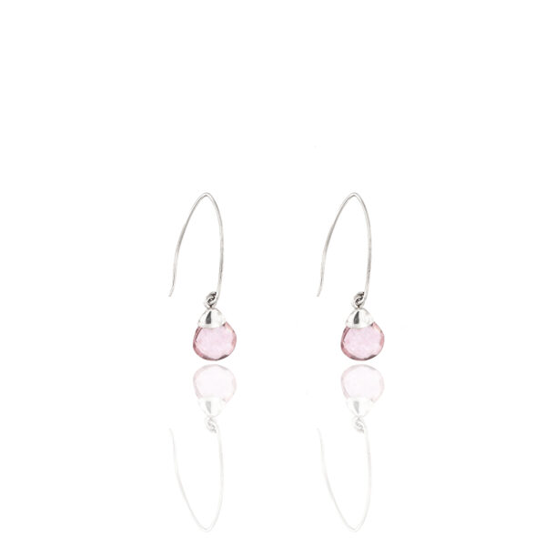Stella Earrings Rose Quartz