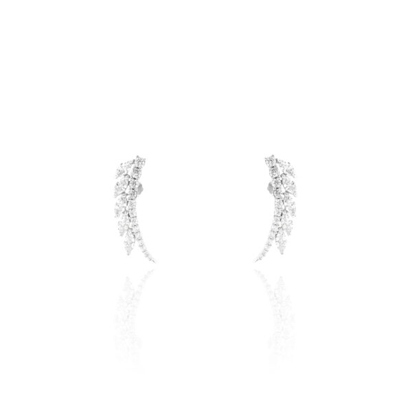 Crystal Wing Earrings